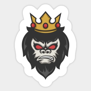 The true King - Gorilla Sticker